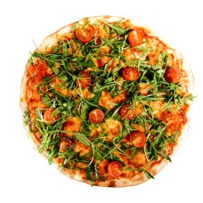 Rucolita (Siers, tomātu mērce, rukolas salātlapas, cherry tomāti, parmezāna siers, PizzaTime garšvielas)