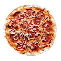 Giovanni (Siers, tomātu mērce, šķiņķis, sīpolu gredzeni, salami)