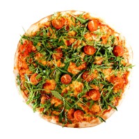 Rucolita (Siers, tomātu mērce, rukolas salātlapas, cherry tomāti, parmezāna siers, PizzaTime garšvielas)